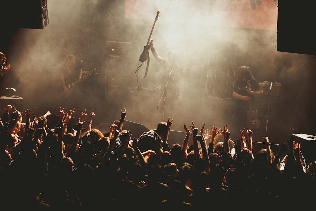 musician performing on stage