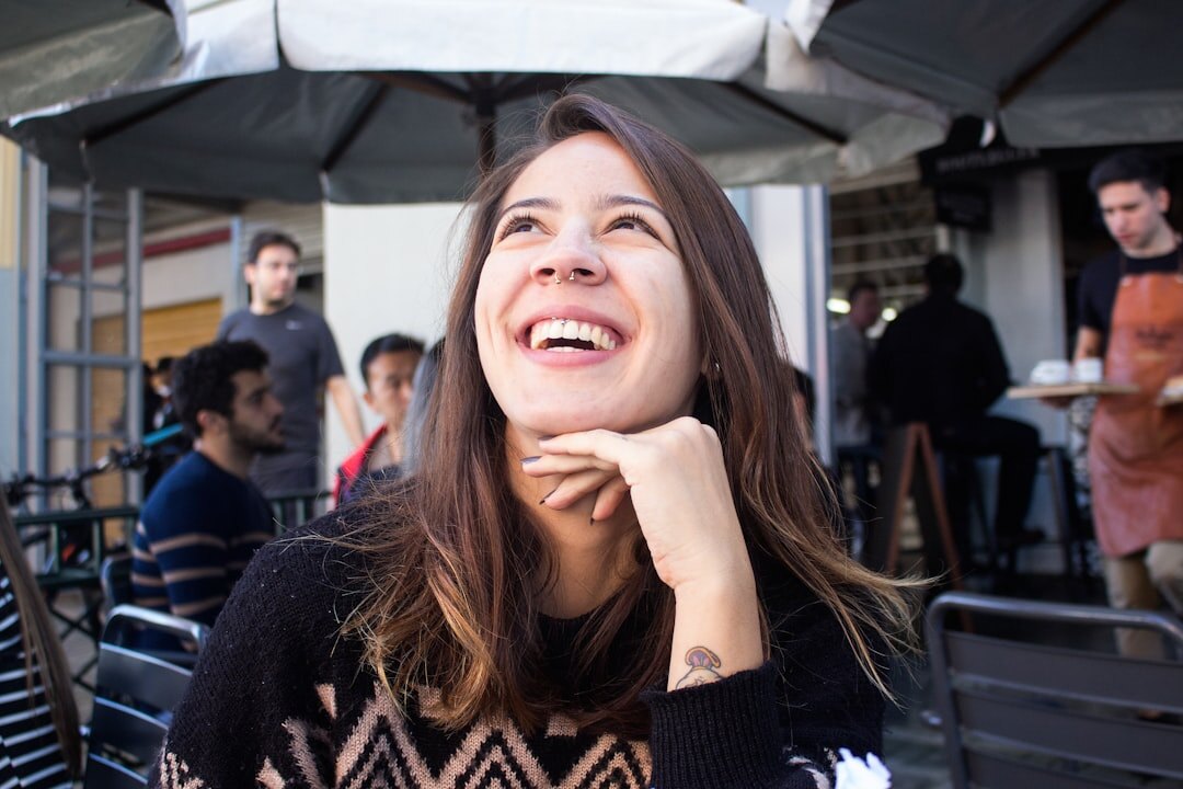 emerging actress smiling at event