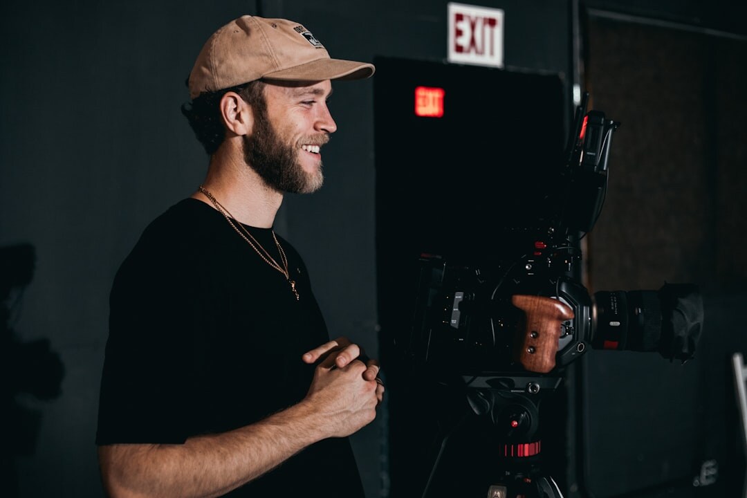 tv host laughing