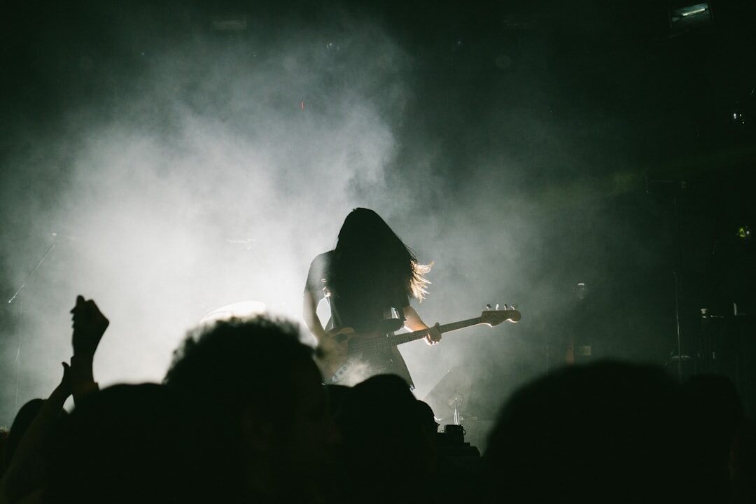 musician performing on stage